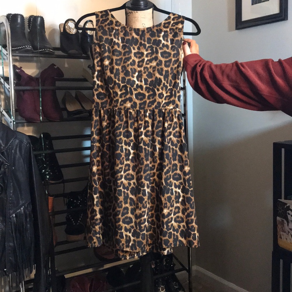 Cheetah print dress